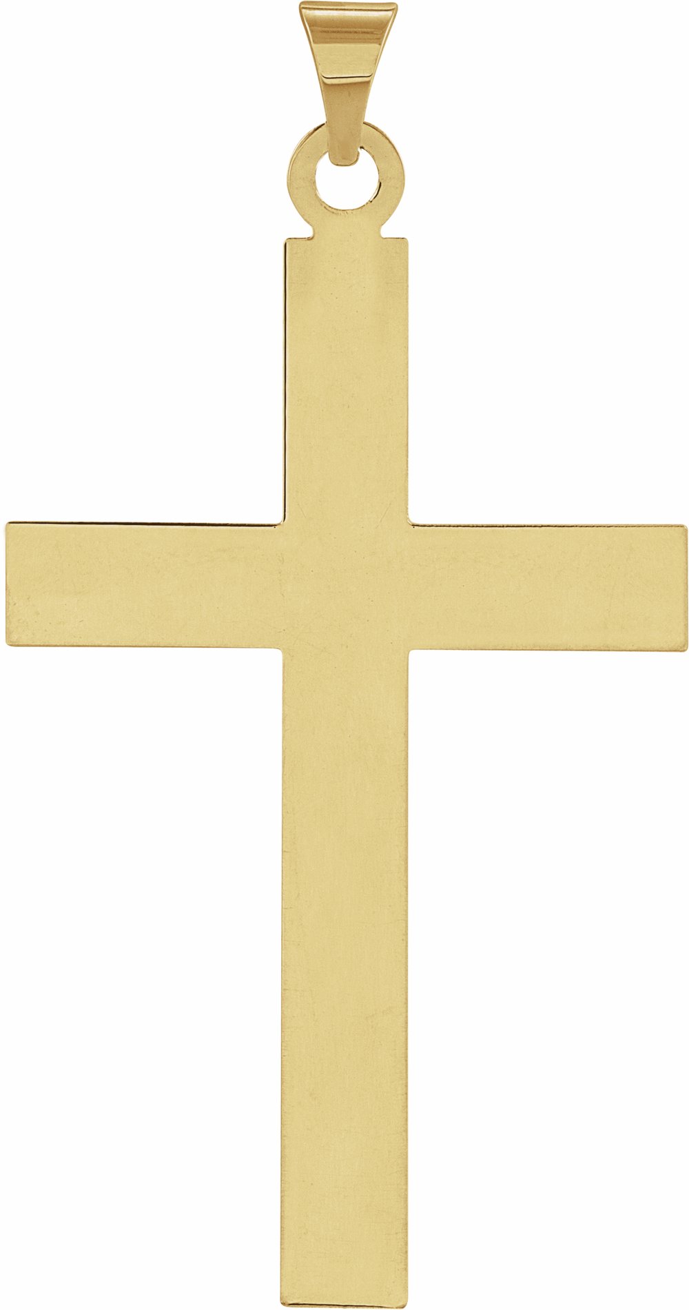 18K Yellow 39 x 25 mm Cross Pendant