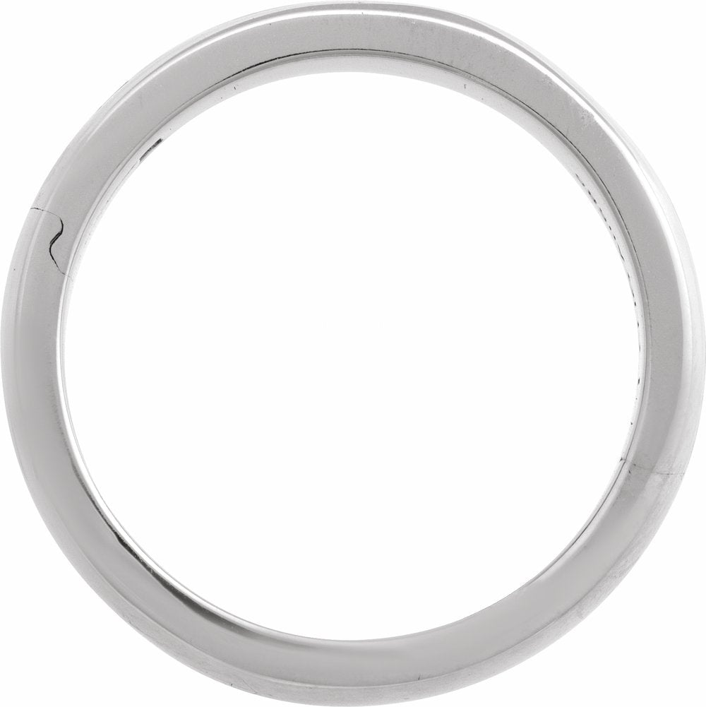 14K White Gold 6 mm CLIQ® Hinged Adjustable Band Size 7