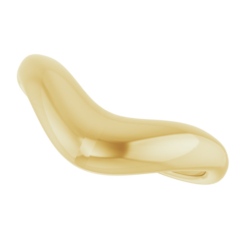 14K Yellow Gold Contour Band