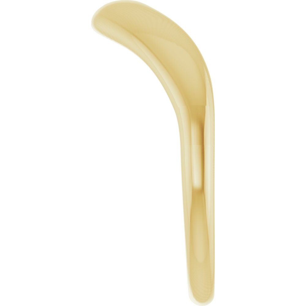 Sterling Silver Contour Band