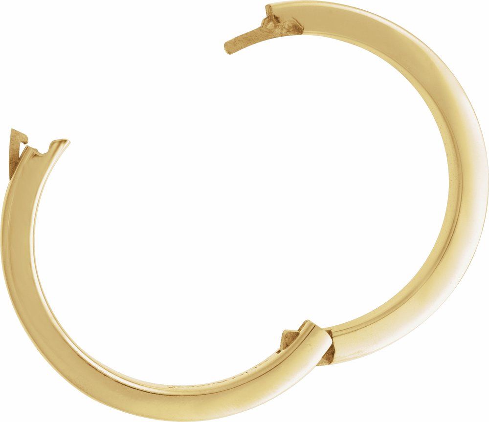 14K Yellow Gold 5 mm CLIQ® Hinged Adjustable Flat Band Size 6
