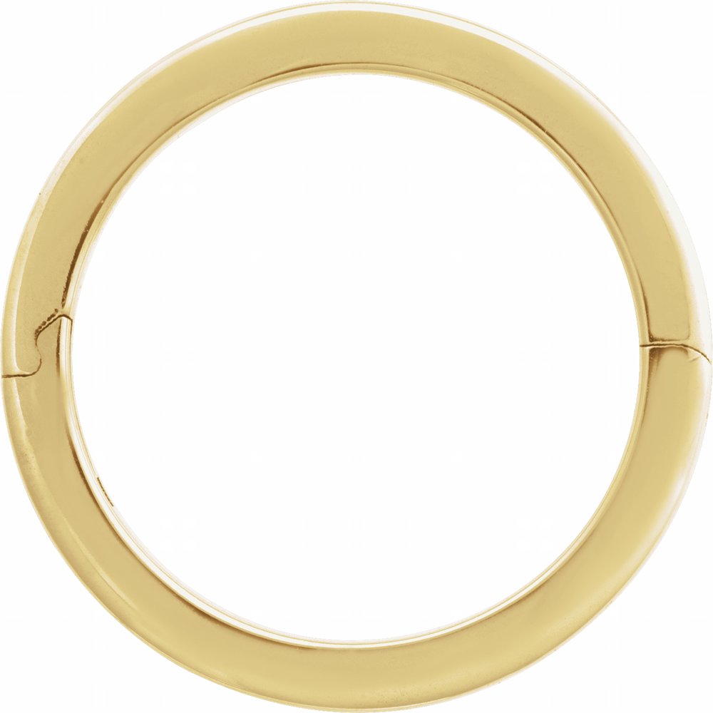 14K Yellow Gold 3 mm CLIQ® Hinged Adjustable Flat Band Size 9