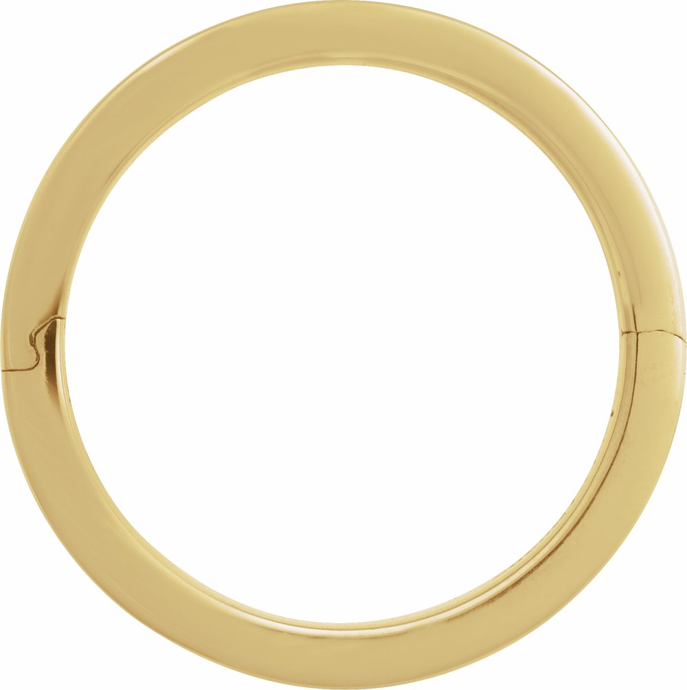 14K Yellow Gold 5 mm CLIQ® Hinged Adjustable Flat Band Size 6