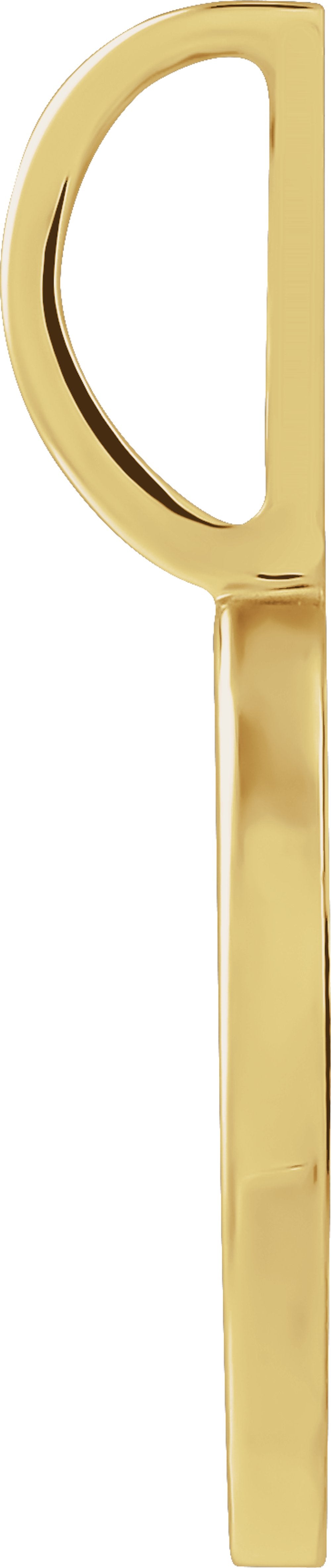 14K Yellow Gold .01 CTW Natural Diamond Engraved Dog Mom Paw Print Charm/Pendant