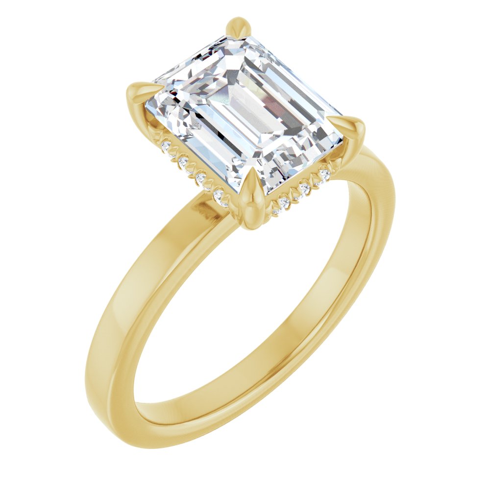 14K Yellow Gold 2 5/8 CTW Lab-Grown Diamond Engagement Ring