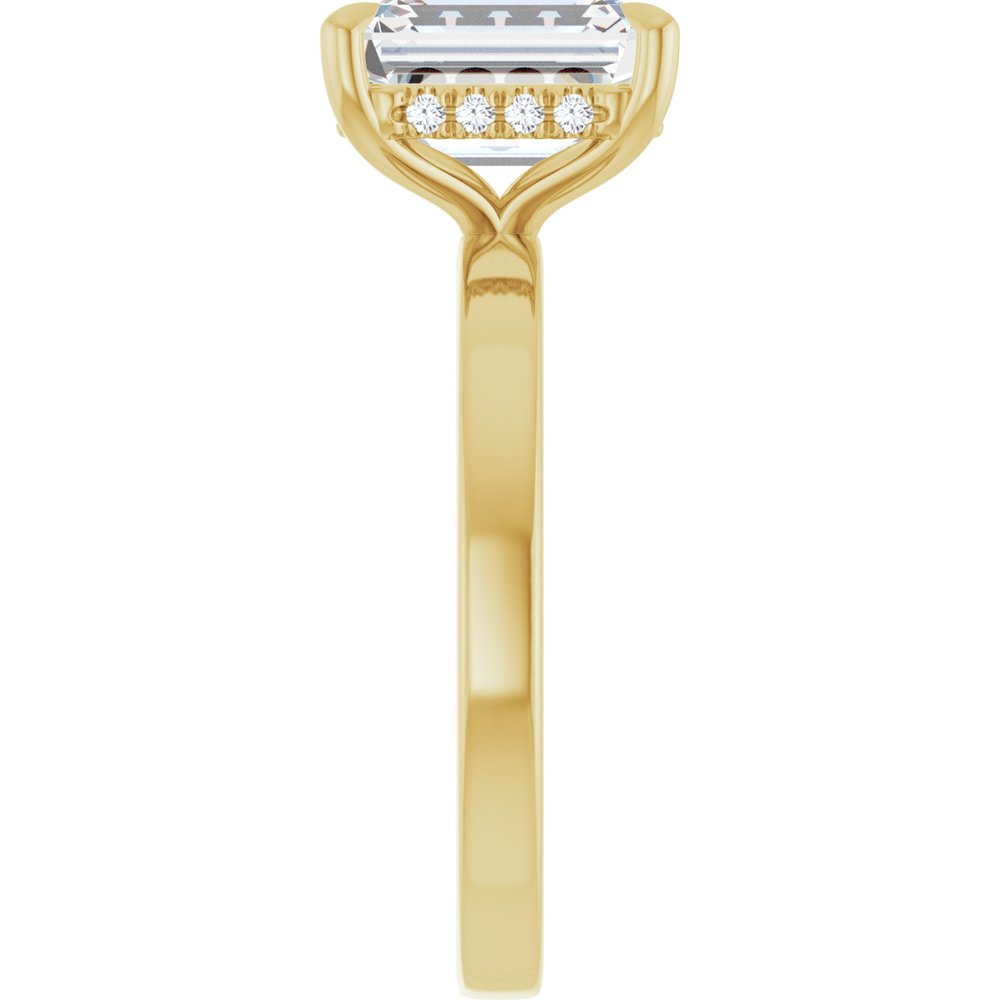 14K Yellow Gold 2 5/8 CTW Lab-Grown Diamond Engagement Ring