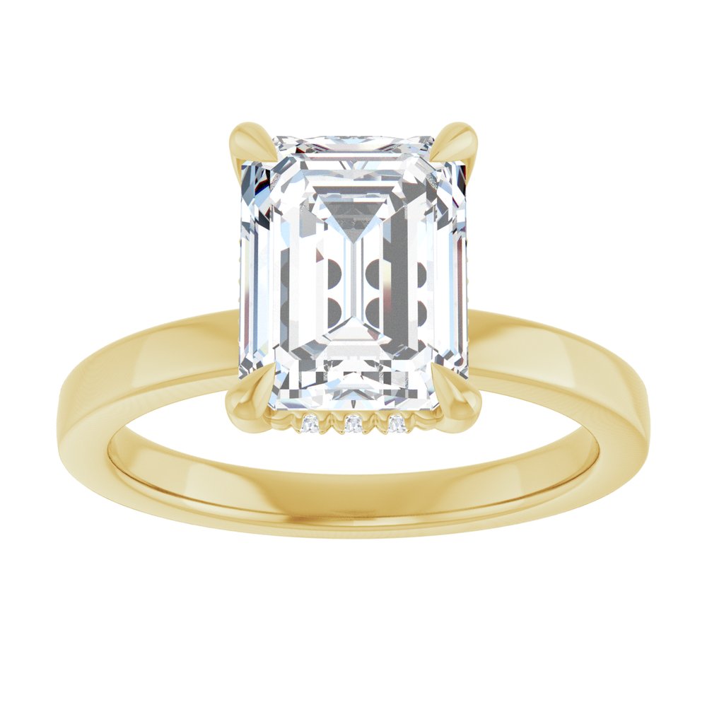 14K Yellow Gold 2 5/8 CTW Lab-Grown Diamond Engagement Ring