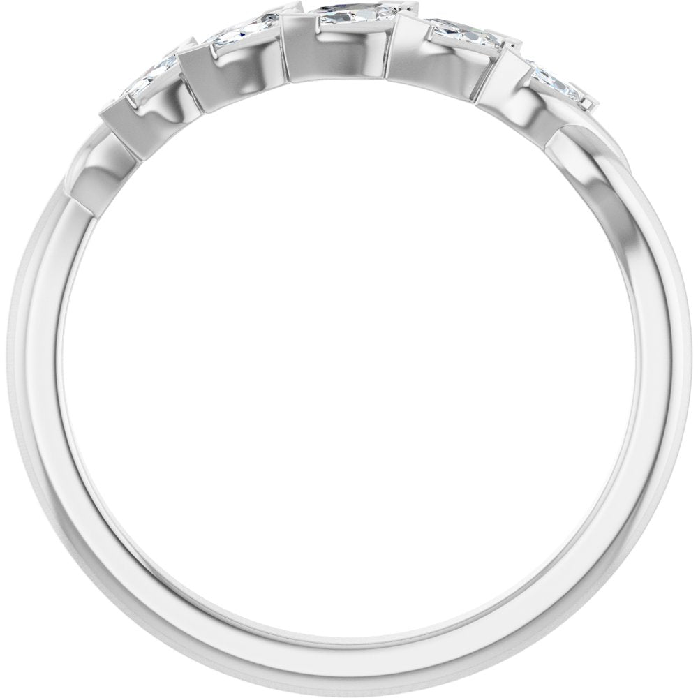 14K White Gold 1/4 CTW Lab-Grown Diamond Anniversary Band