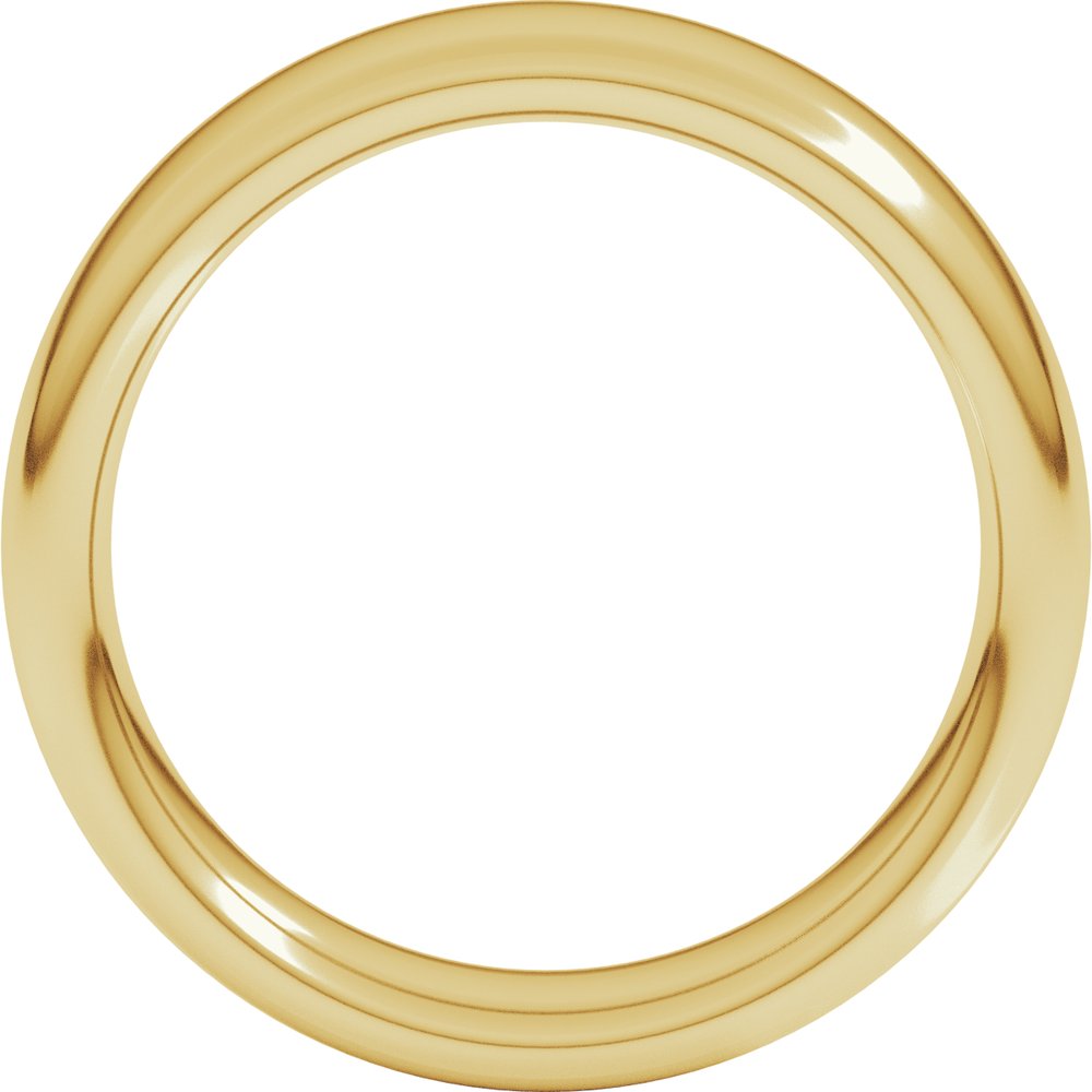10K Yellow Gold 6 mm Heavyweight Comfort-Fit European-Style Band Size 10