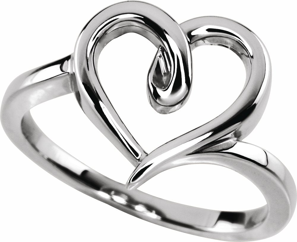 Sterling Silver Heart Ring