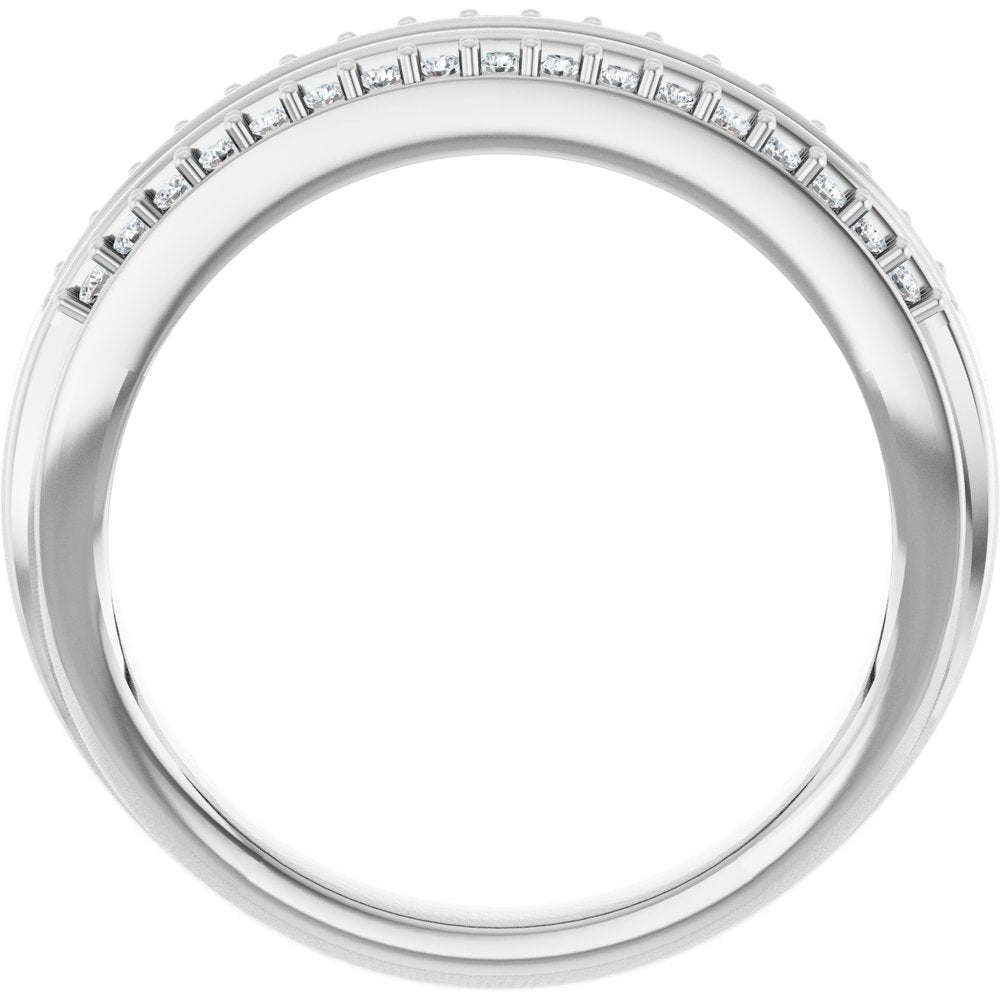 14K White Gold 1/2 CTW Lab-Grown Diamond Anniversary Band