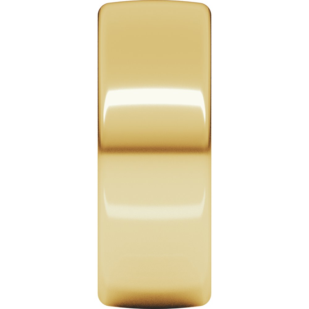 18K Yellow Gold 8 mm Heavyweight Comfort-Fit European-Style Band Size 9.5