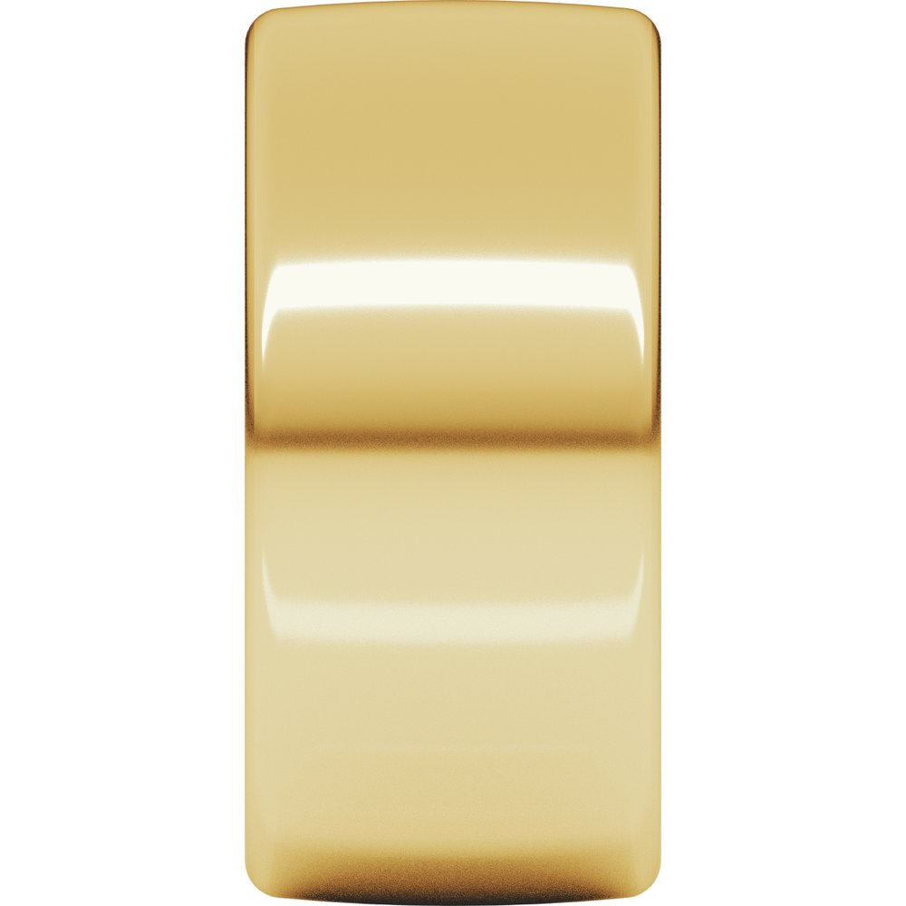 14K Yellow Gold 10 mm Heavyweight Comfort-Fit European-Style Band Size 10