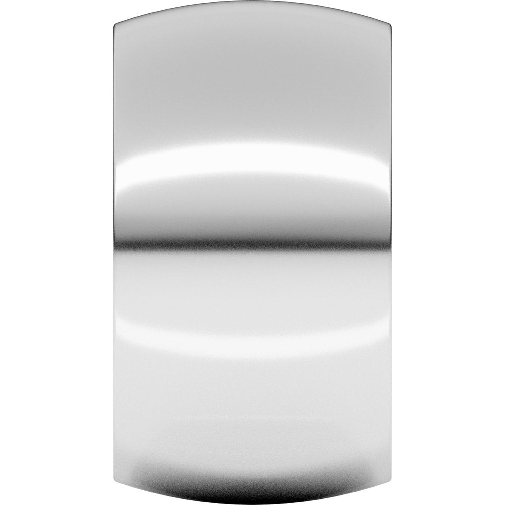 Sterling Silver 12 mm Heavyweight Half Round Band Size 12.5