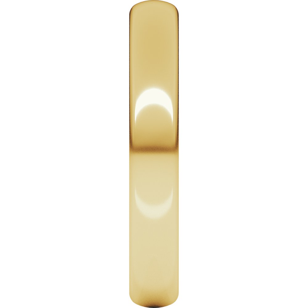 14K Yellow Gold 3.5 mm Heavyweight Comfort-Fit European-Style Band Size 7.5
