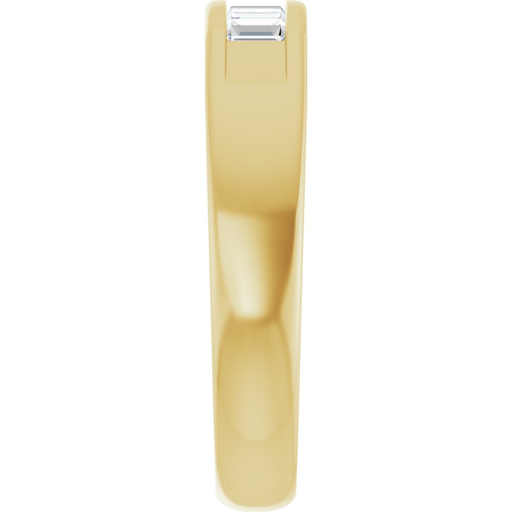 14K Yellow Gold 3/8 CTW Natural Diamond Band