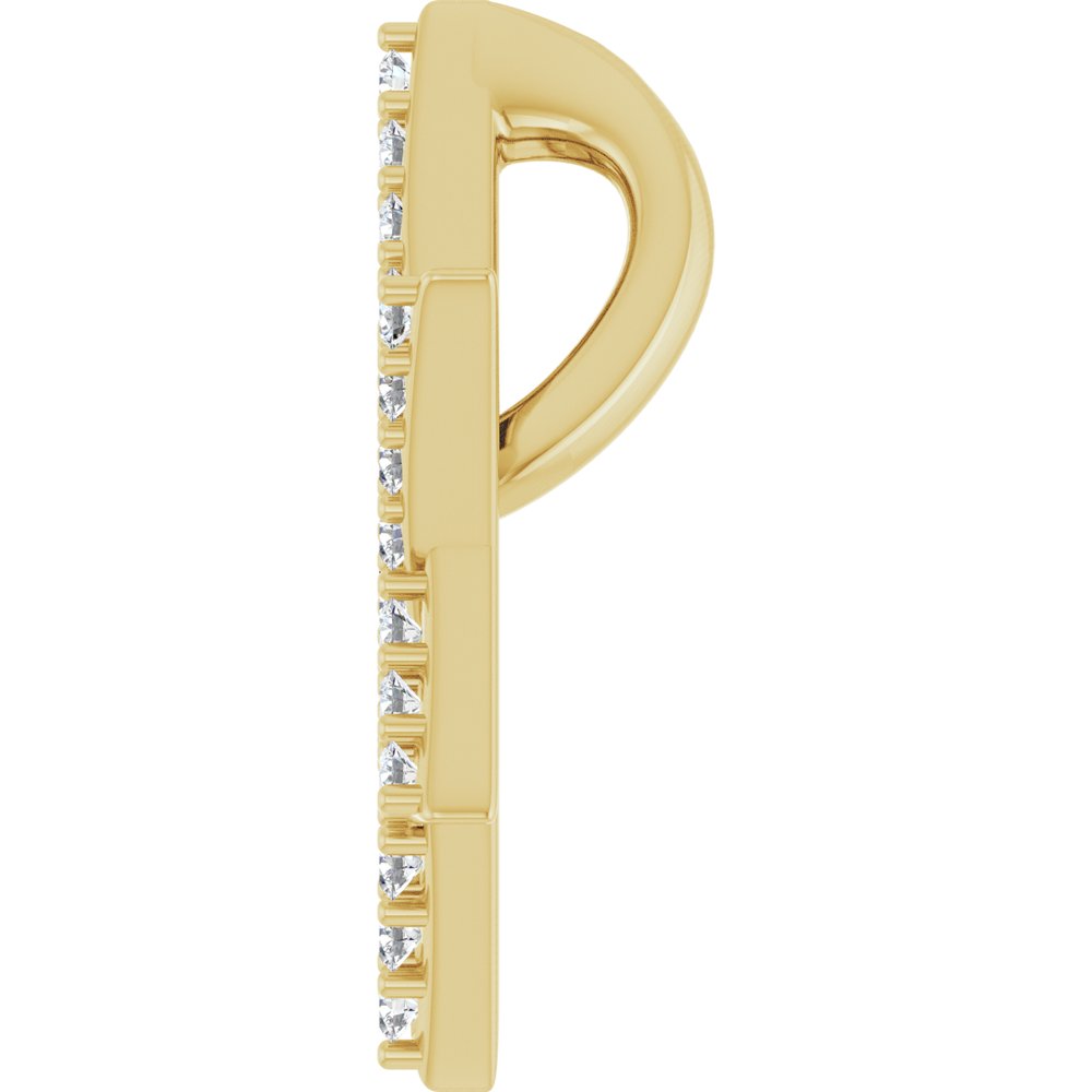 14K Yellow Gold 1/5 CTW Natural Diamond Star of David Pendant