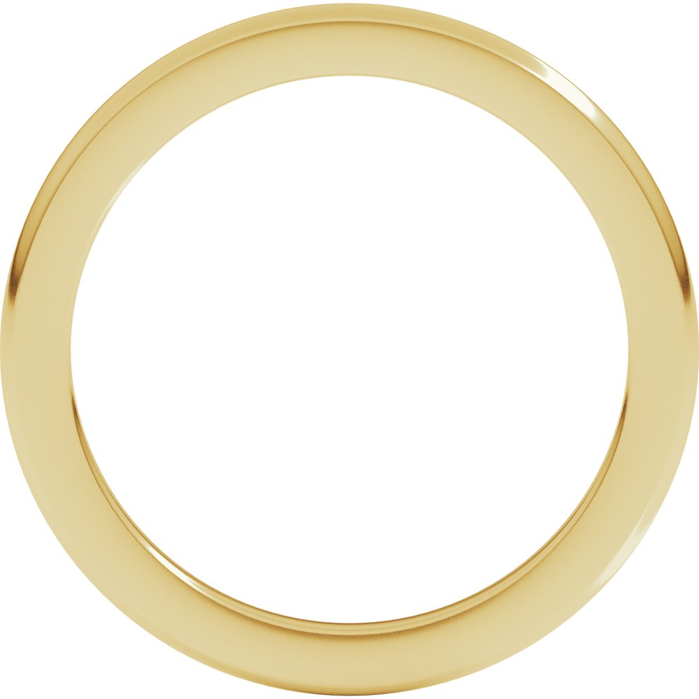 14K Yellow Gold 1.5 mm Heavyweight Half Round Band