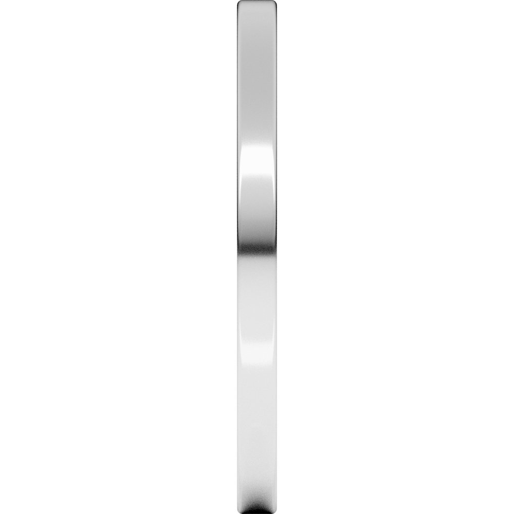 Sterling Silver 1.5 mm Ultra-Lightweight Comfort-Fit Flat Band Size 7