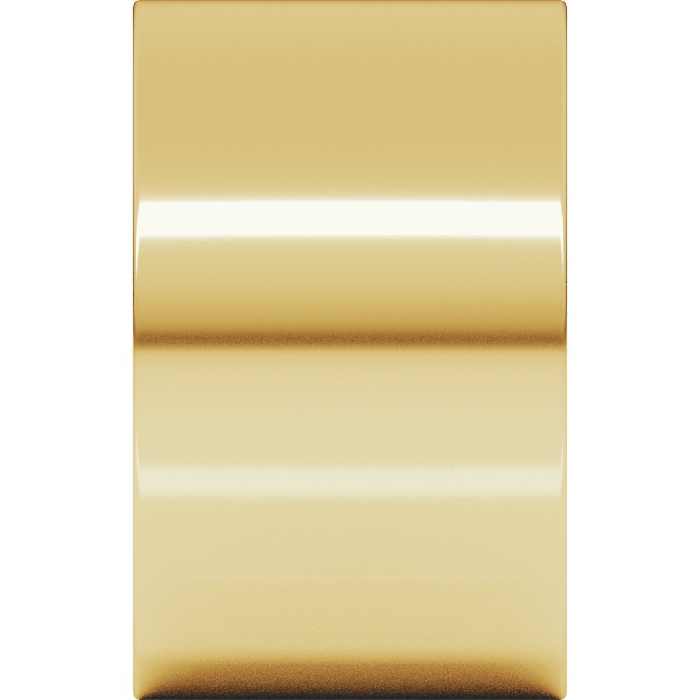 14K Yellow Gold 12 mm Ultra-Lightweight Comfort-Fit Flat Band Size 7