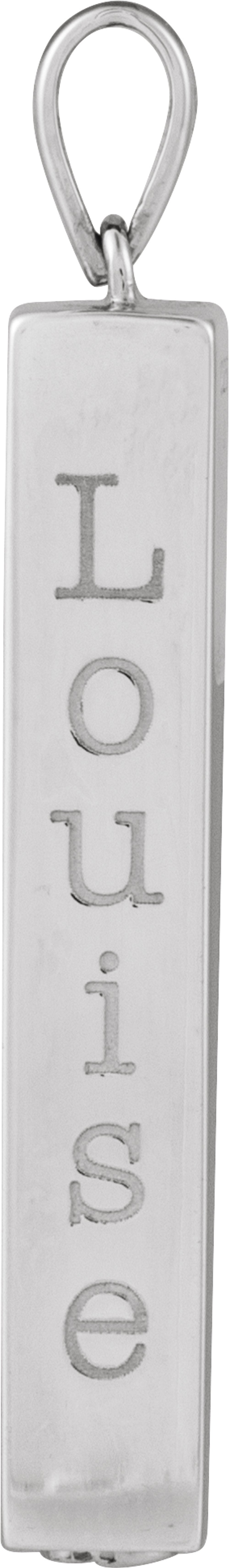 Sterling Silver Ash Holder Bar Pendant
