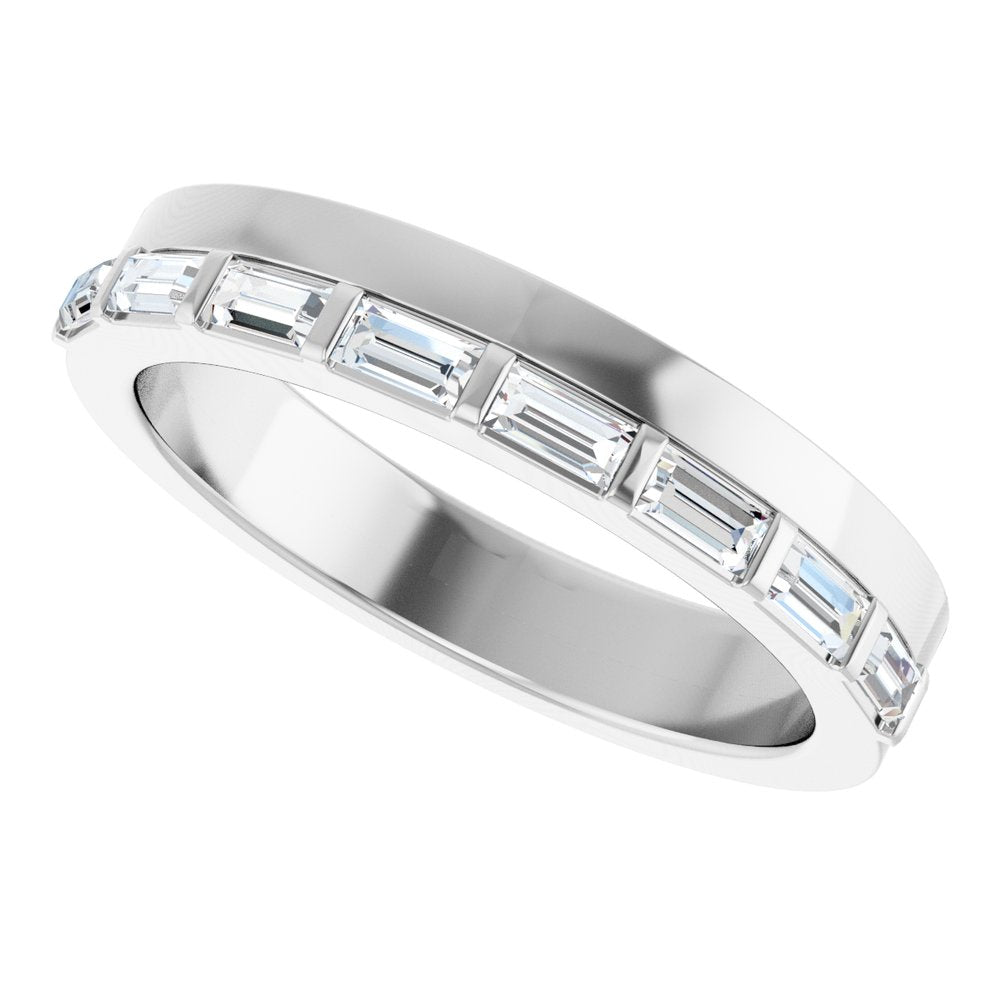 14K White Gold 1/3 CTW Lab-Grown Diamond Anniversary Band