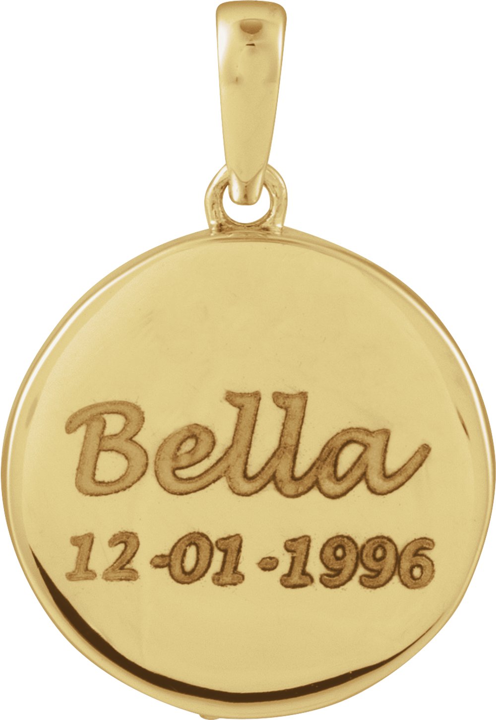14K Yellow Gold-Plated Sterling Silver Paw Print Ash Holder Pendant