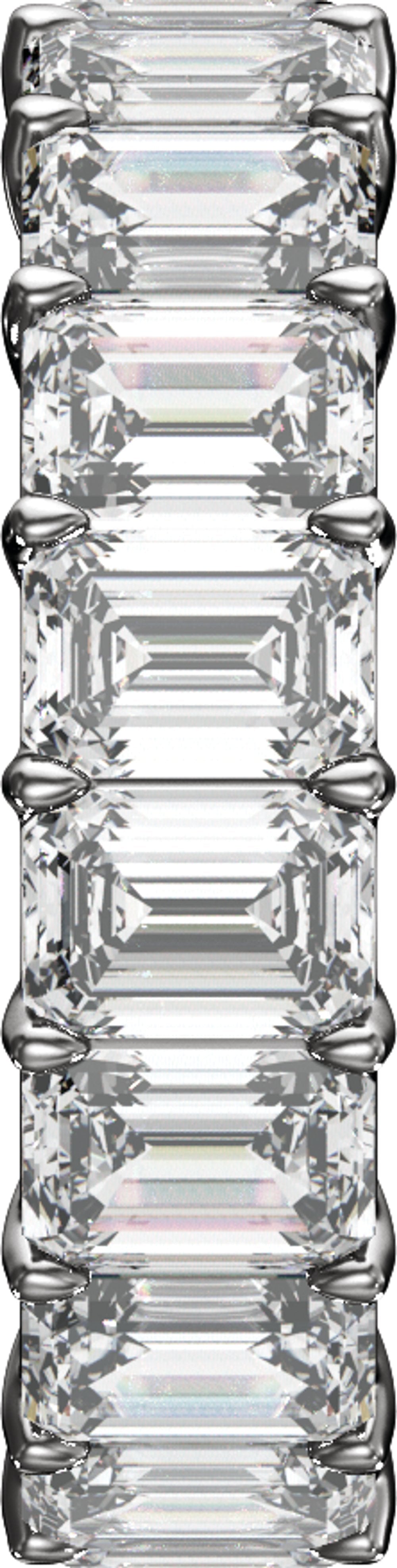 14K White Gold 9 1/3 CTW Lab-Grown Diamond Low Profile Eternity Band
