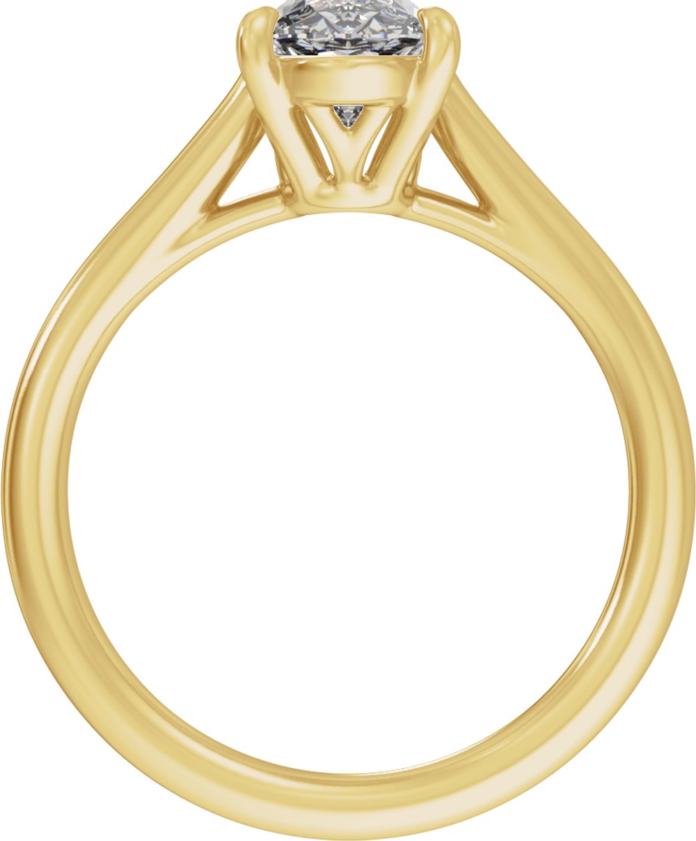 14K Yellow Gold 2 CTW Lab-Grown Diamond Engagement Ring
