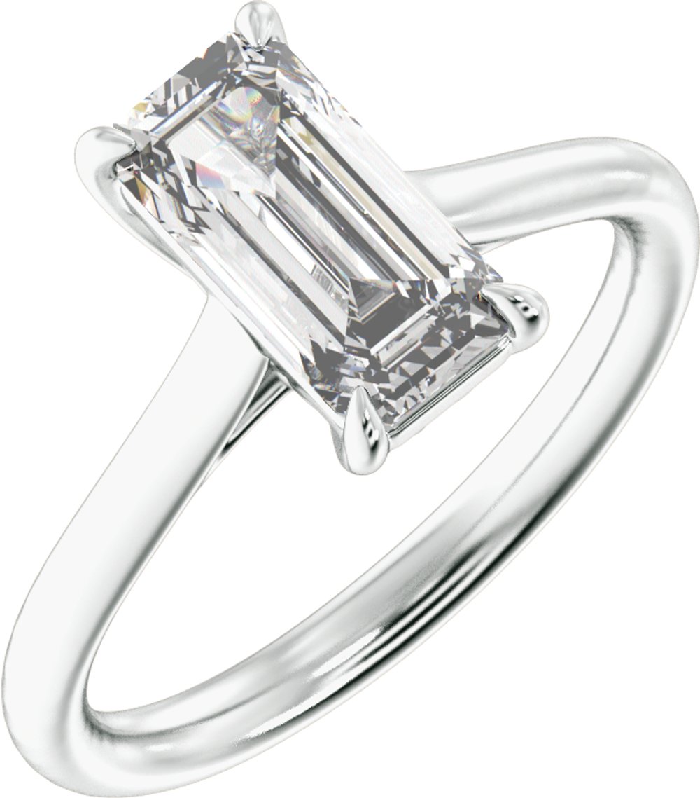 14K White Gold 2 CTW Lab-Grown Diamond Engagement Ring