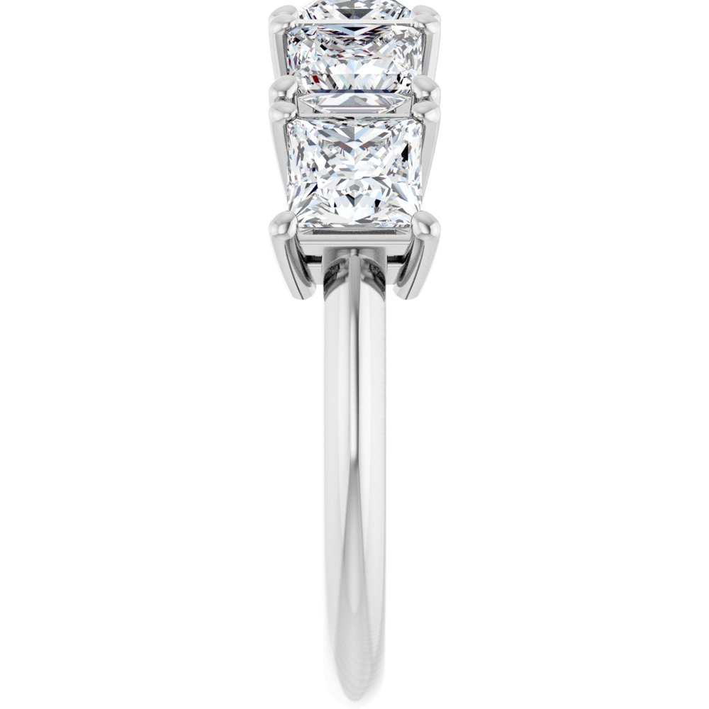 14K White Gold 2 5/8 CTW Lab-Grown Diamond Anniversary Band