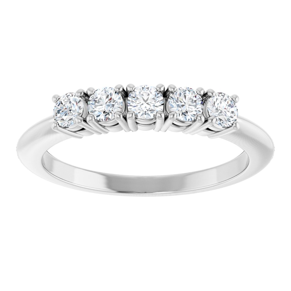 14K White Gold 1/3 CTW Lab-Grown Diamond Anniversary Band