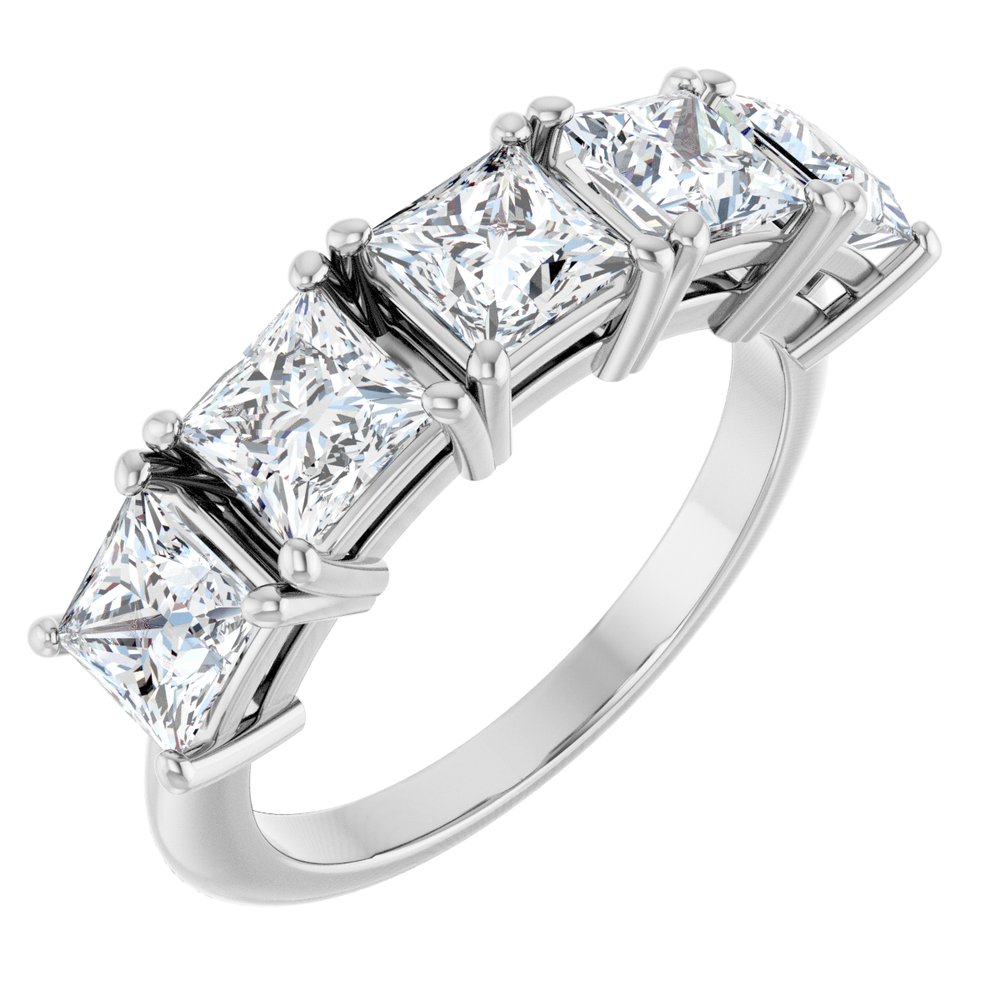 14K White Gold 2 5/8 CTW Lab-Grown Diamond Anniversary Band