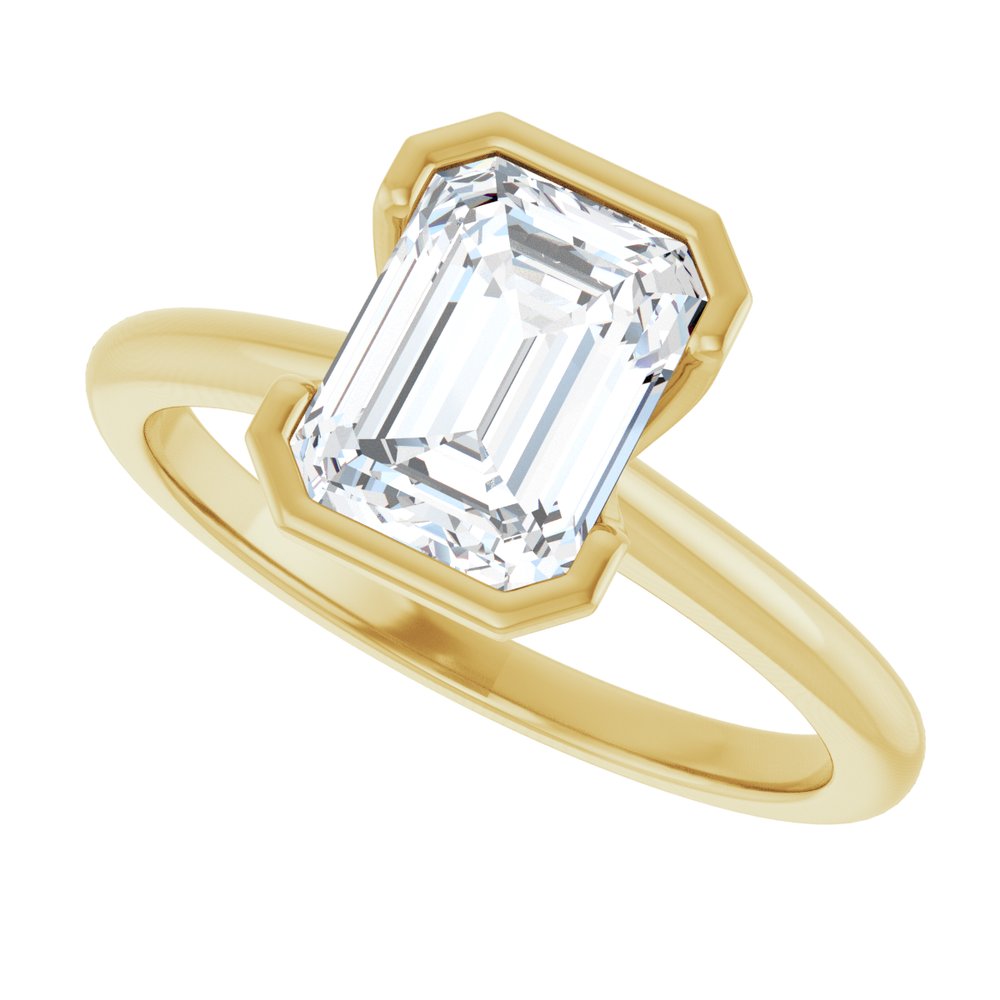 14K Yellow Gold 1 3/4 CTW Lab-Grown Diamond Engagement Ring