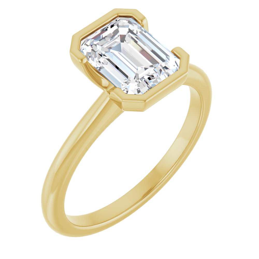 14K Yellow Gold 1 3/4 CTW Lab-Grown Diamond Engagement Ring