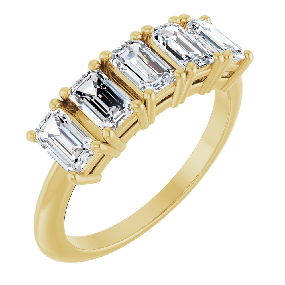 14K Yellow Gold 1 7/8 CTW Lab-Grown Diamond Anniversary Band