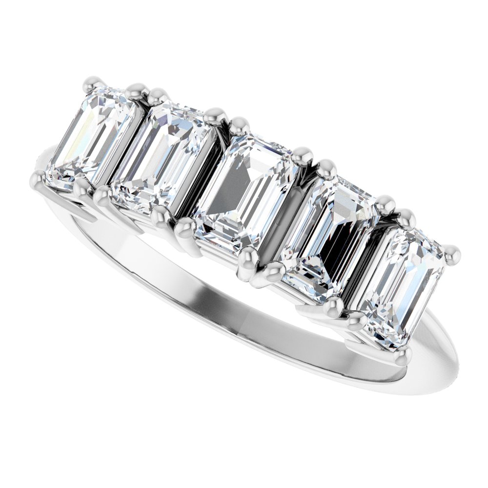 14K White Gold 1 7/8 CTW Lab-Grown Diamond Anniversary Band