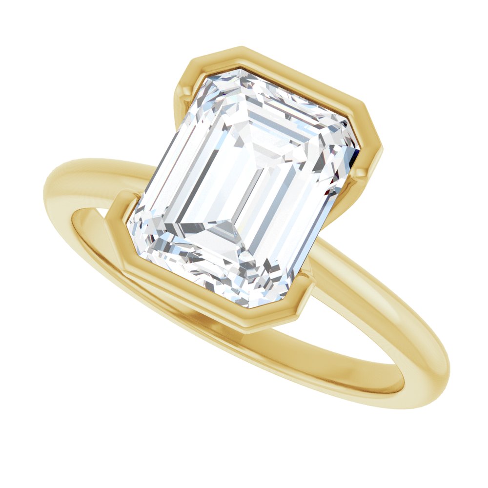 14K Yellow Gold 2 1/2 CTW Lab-Grown Diamond Engagement Ring