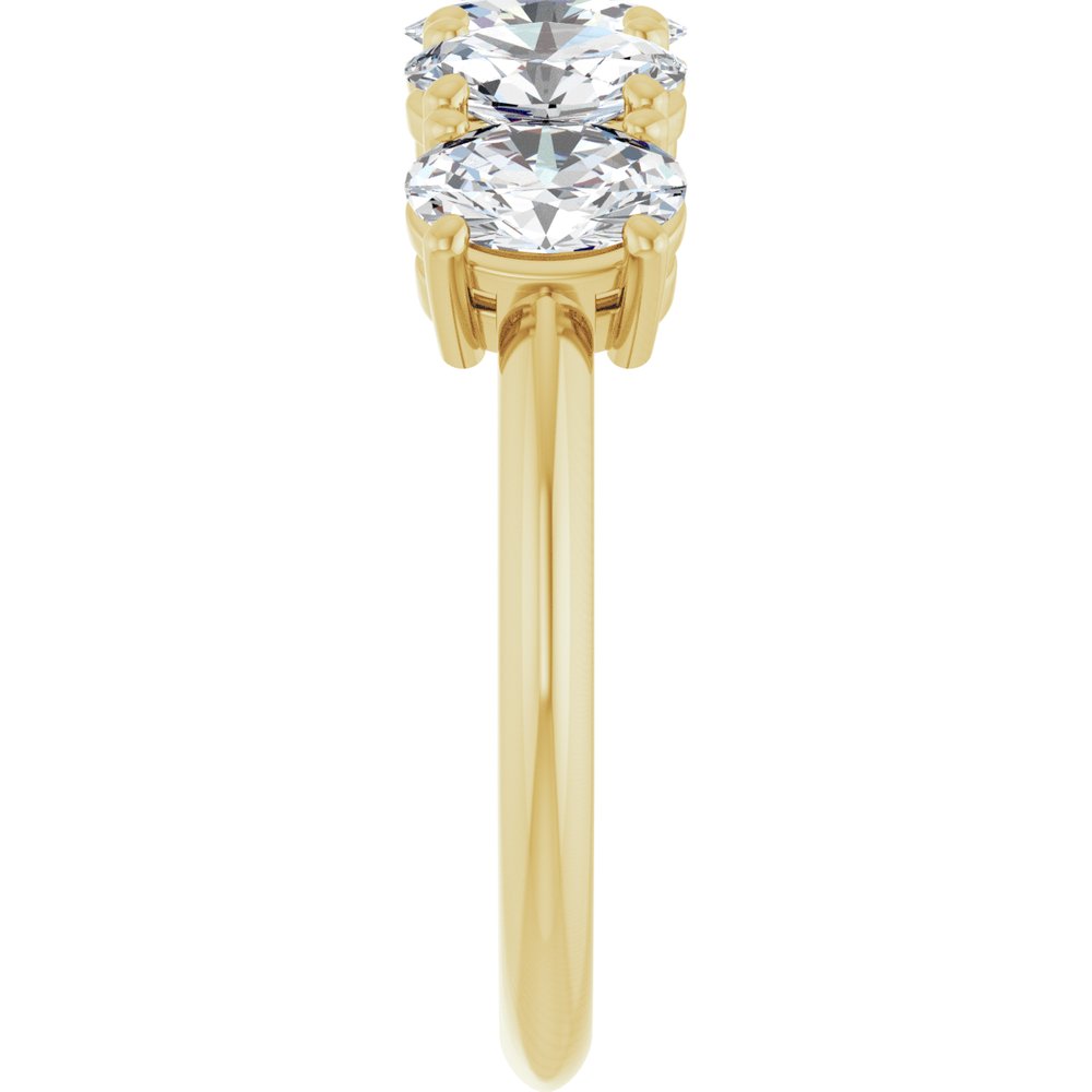 14K Yellow Gold 2 CTW Lab-Grown Diamond Anniversary Band