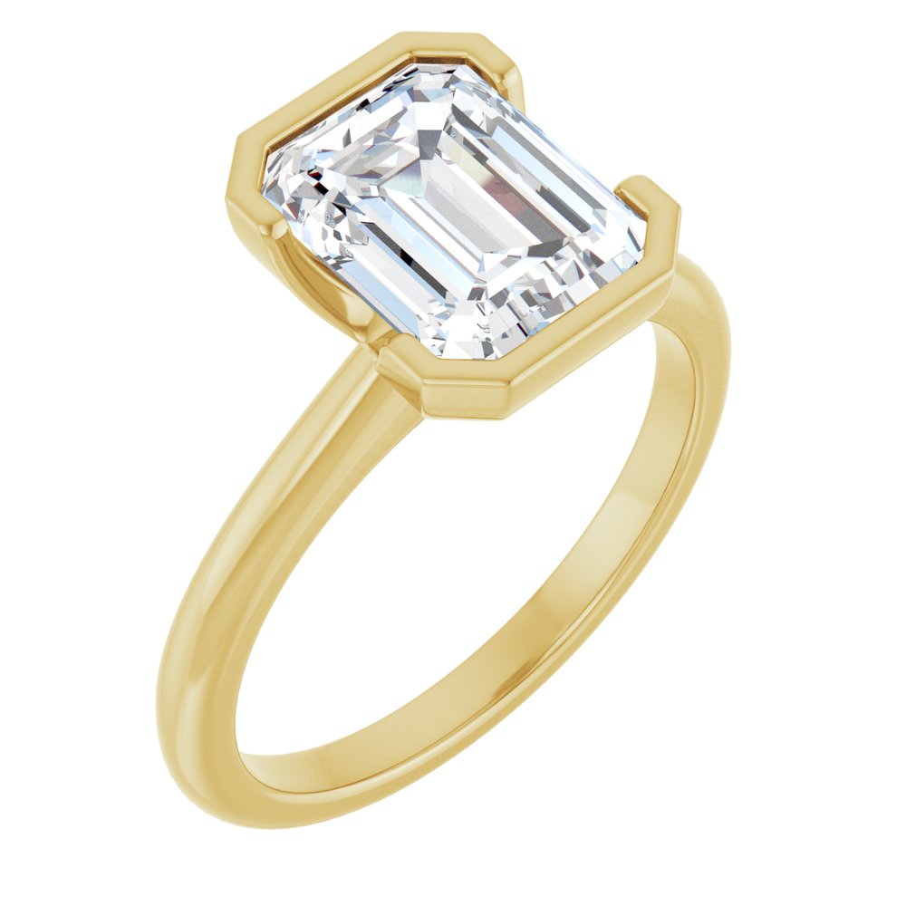 14K Yellow Gold 2 1/2 CTW Lab-Grown Diamond Engagement Ring