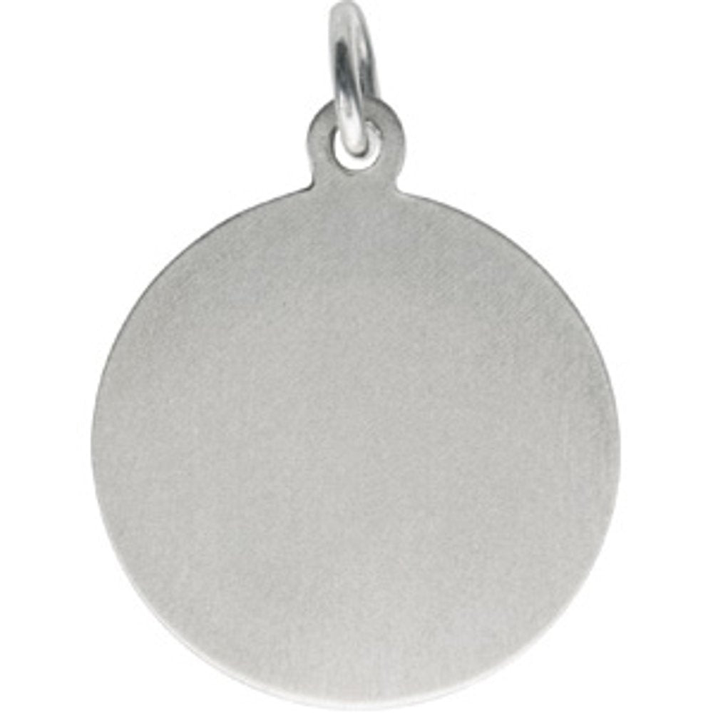 Sterling Silver St. Michael Medal Pendant