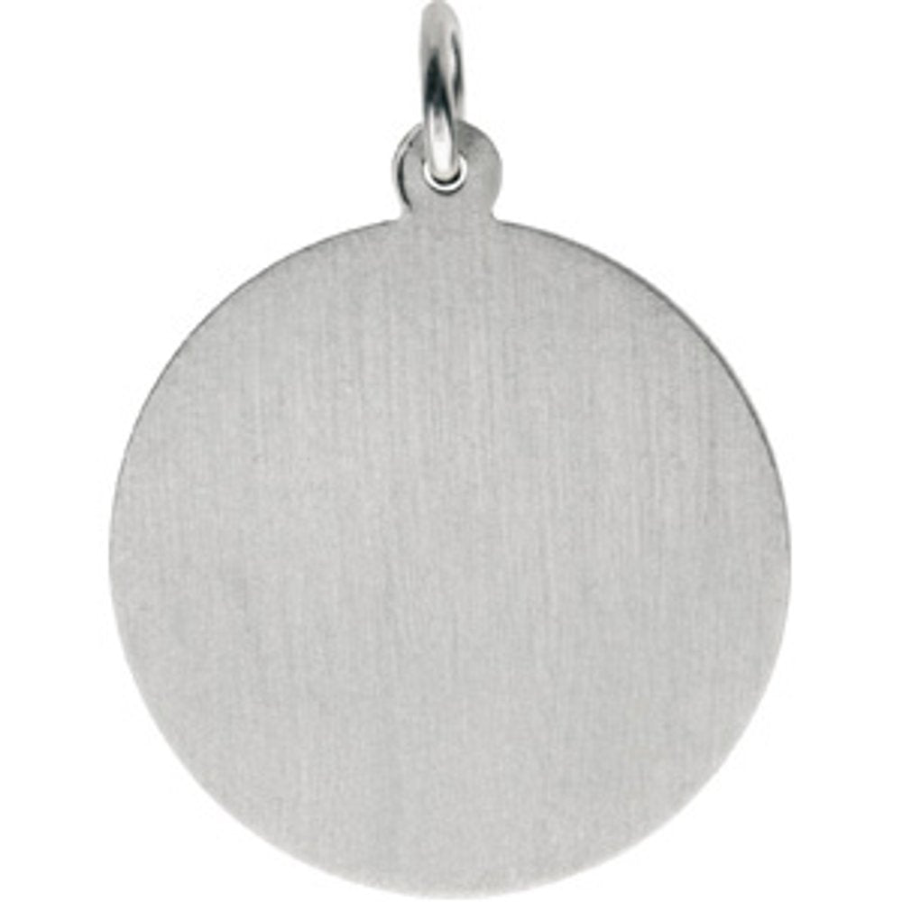 Sterling Silver St. Michael Medal Pendant