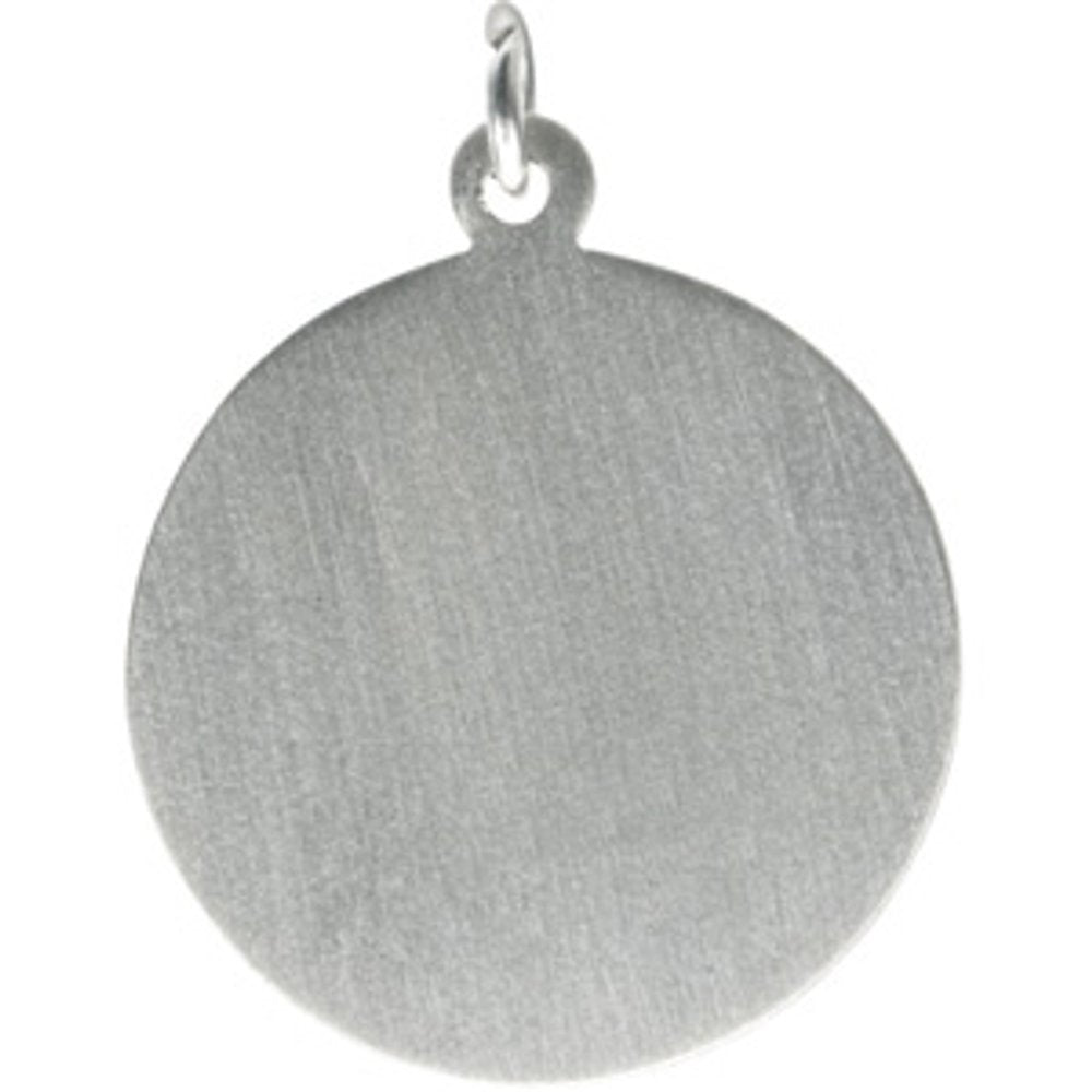 Sterling Silver St. Michael Medal Pendant