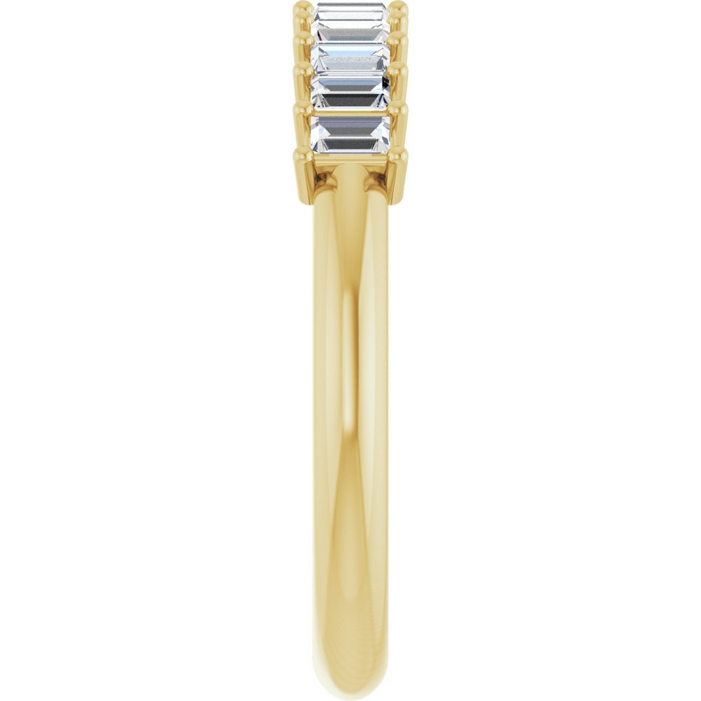 14K Yellow Gold 1/3 CTW Lab-Grown Diamond Anniversary Band