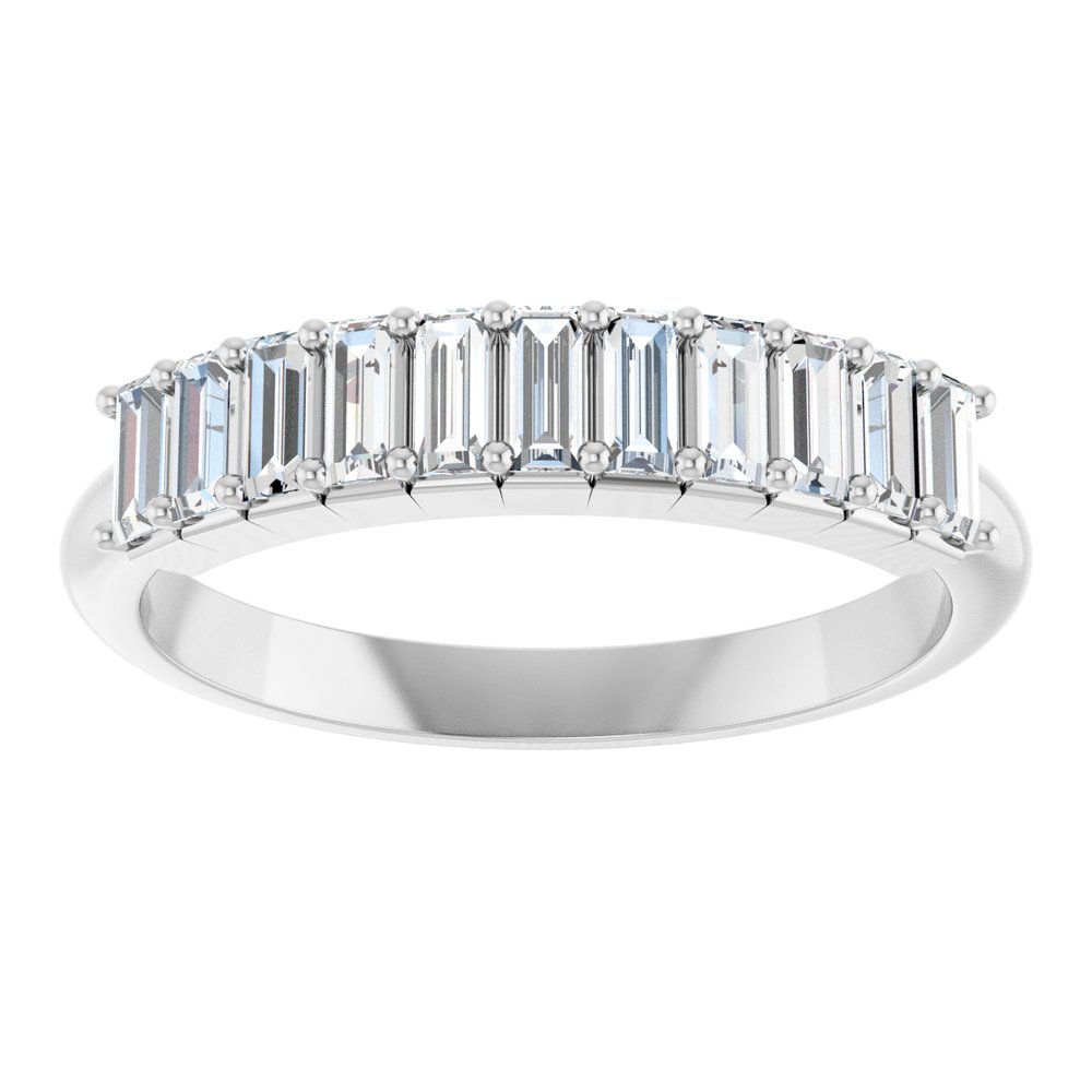 14K White Gold 1/2 CTW Lab-Grown Diamond Anniversary Band