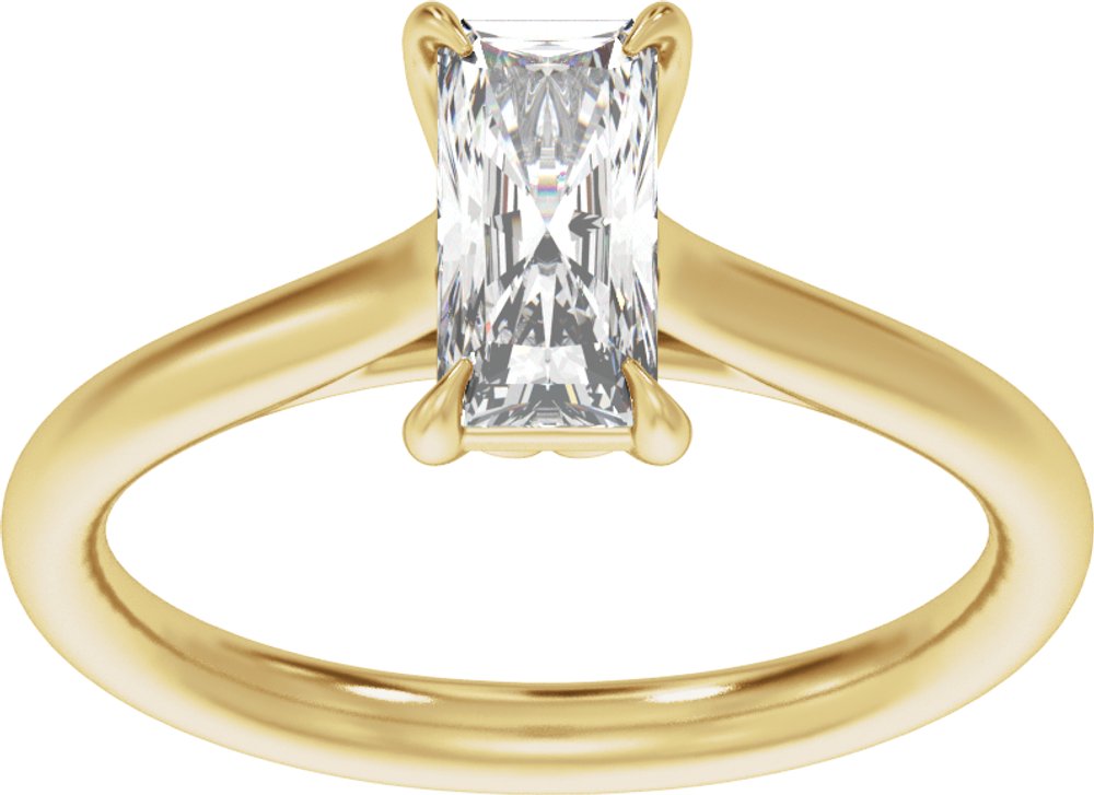 14K Yellow Gold 2 CTW Lab-Grown Diamond Engagement Ring