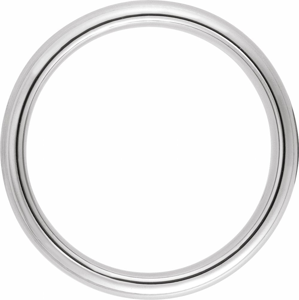 Tungsten 5 mm European-Style Comfort-Fit Band