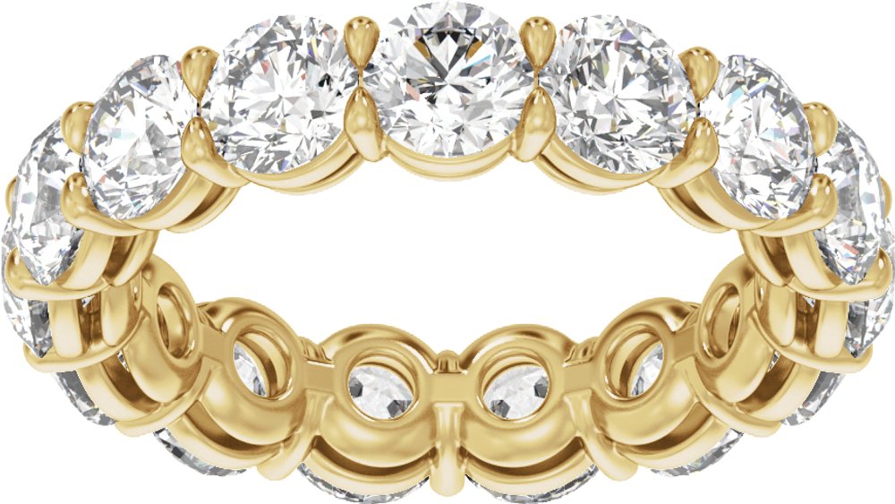 14K Yellow Gold 4 3/4 CTW Lab-Grown Diamond Low Profile Eternity Band