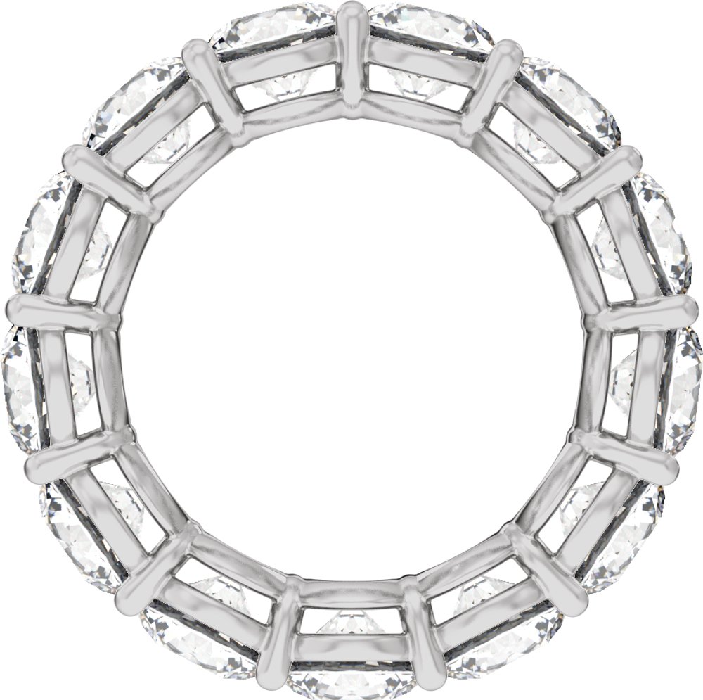 14K White Gold 8 3/4 CTW Lab-Grown Diamond Low Profile Eternity Band
