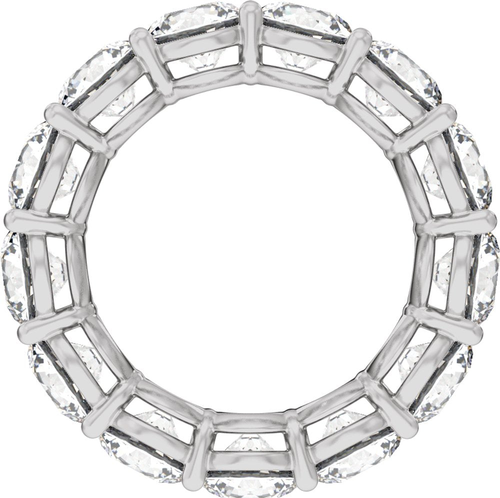 14K White Gold 8 3/4 CTW Lab-Grown Diamond Low Profile Eternity Band